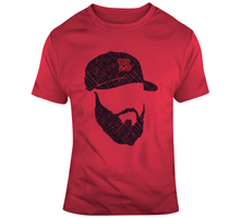 Load image into Gallery viewer, Dustin Pedroia Head Silhouette Boston Baseball Distressed T Shirt - 5768026053