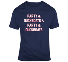 Load image into Gallery viewer, Party And Duck Boats And Party New England Football Fan T Shirt - 6003549756