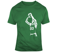 Load image into Gallery viewer, Larry Bird Silhouette Legend Retro 8 Bit Boston Basketball Fan T Shirt - 6193376088