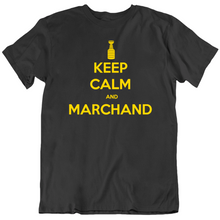 Load image into Gallery viewer, Keep Calm And Marchand Boston Hockey Fan T Shirt - 6208808832