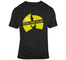 Load image into Gallery viewer, Brad Marchand Nose Face Killah Bees Boston Hockey Fan T Shirt - 6213313781