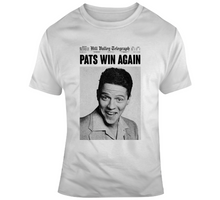 Load image into Gallery viewer, New England Wins Again Biff Back To The Future  Football Fan T Shirt - 627966739