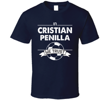 Load image into Gallery viewer, Cristian Penilla We Trust New England Soccer T Shirt - 6382545800