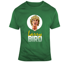 Load image into Gallery viewer, Retro 80s Style Larry Bird Boston Basketball Fan V2 T Shirt - 6529051254