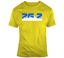 Load image into Gallery viewer, Boston Marathon inspired 26.2 miles City Skyline v3 T Shirt - 6687450249