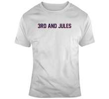 Load image into Gallery viewer, 3rd and Jules Julian Edelman MVP New England Football Fan T Shirt - 6718176927