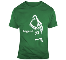 Load image into Gallery viewer, Larry Bird Silhouette Legend Boston Basketball Fan V2 T Shirt - 6785495819