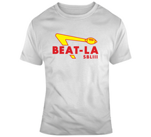 Load image into Gallery viewer, Funny Beat LA in out Parody New England Football Fan T Shirt - 6822241407