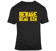 Load image into Gallery viewer, Beware Bear Szn Boston Hockey Fan T Shirt - 68976910