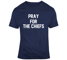 Load image into Gallery viewer, Pray For The Chiefs Tom Brady New England Football Fan T Shirt - 6948712444
