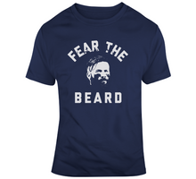 Load image into Gallery viewer, Julian Edelman Fear The Beard New England Football Fan T Shirt - 7111842622