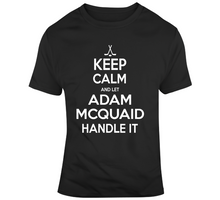 Load image into Gallery viewer, Adam McQuaid Keep Calm Boston Hockey Fan T Shirt - 7188754778