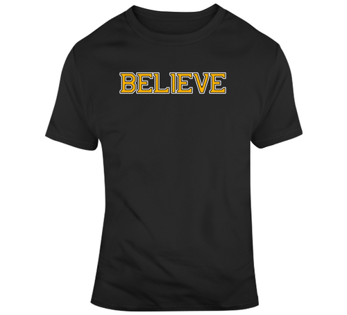 Believe Boston Hockey Fan T Shirt - 7247337370