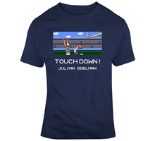 Load image into Gallery viewer, Julian Edelman Tecmo Bowl Touchdown New England Football Fan T Shirt - 7292497734