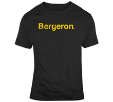 Load image into Gallery viewer, Boston Hockey Legend Patrice Bergeron Fan Distressed T Shirt - 7393287851