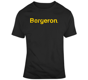 Boston Hockey Legend Patrice Bergeron Fan Distressed T Shirt - 7393287851