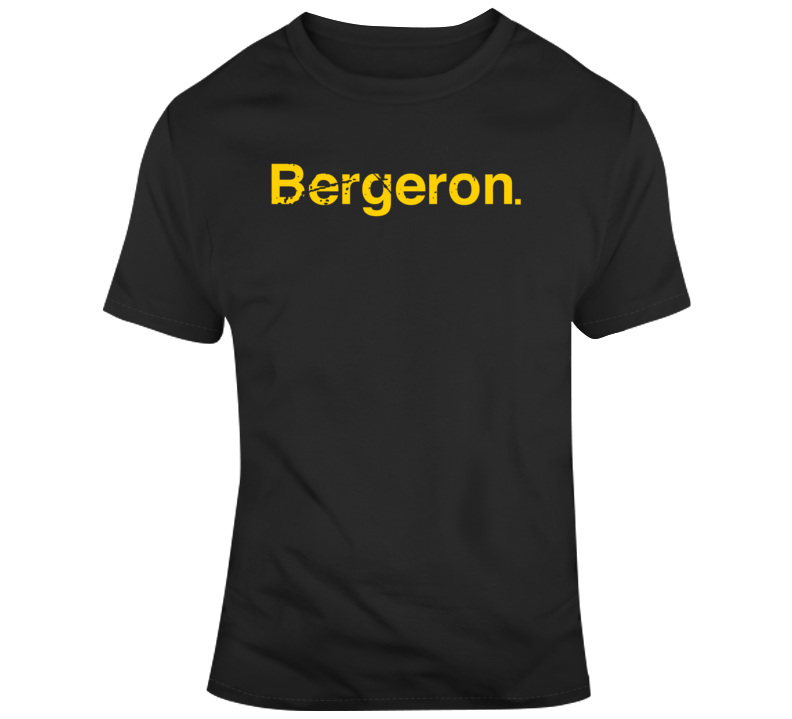 Boston Hockey Legend Patrice Bergeron Fan Distressed T Shirt - 7393287851