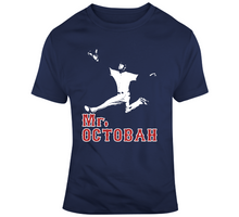 Load image into Gallery viewer, Andrew Benintendi Mr Octobah Boston Baseball Fan T Shirt - 7730900673