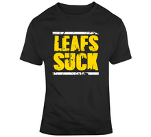 Load image into Gallery viewer, Leafs Suck Boston Playoff Hockey Fan T Shirt - 7957564111