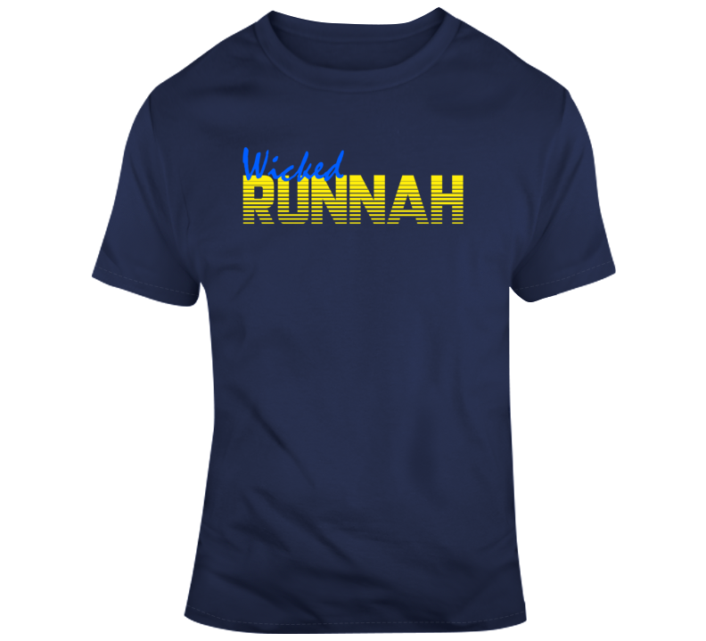 Boston Marathon inspired 26.2 miles City Wicked Runnah V3 T Shirt - 812752499