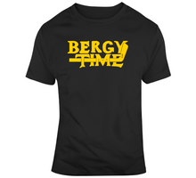 Load image into Gallery viewer, Patrice Bergeron Bergy Time Adventure Time Parody Boston Hockey Fan T Shirt - 819021852