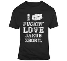 Load image into Gallery viewer, Jakub Zboril I Love Boston Hockey Fan T Shirt - 8356023154