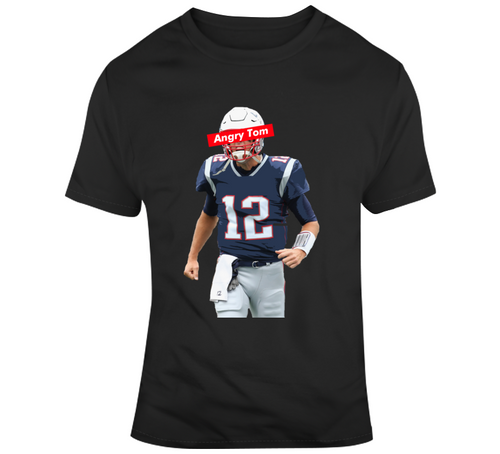 Angry Tom Tom Brady New England Football Fan T Shirt - 8569686105