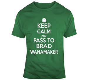 Brad Wanamaker Keep Calm Boston Basketball Fan T Shirt - 8818839802