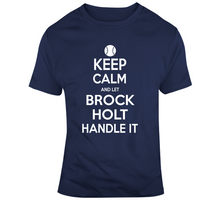 Load image into Gallery viewer, Brock Holt Keep Calm Boston Baseball Fan T Shirt - 8826737861