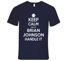 Load image into Gallery viewer, Brian Johnson Keep Calm Boston Baseball Fan T Shirt - 9025629158