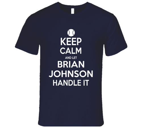 Brian Johnson Keep Calm Boston Baseball Fan T Shirt - 9025629158