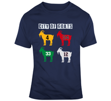 Load image into Gallery viewer, City Of Goats City Of Champions Boston Greats T Shirt - 9028798624