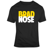 Load image into Gallery viewer, Brad Marchand Brad Knows Nose Boston Hockey Fan T Shirt - 9074340764