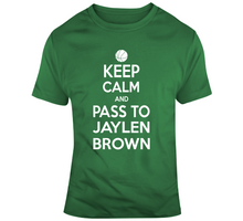 Load image into Gallery viewer, Jaylen Brown Keep Calm Boston Basketball Fan T Shirt - 9082514181