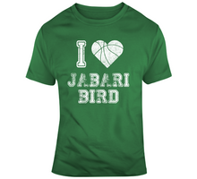 Load image into Gallery viewer, Jabari Bird I Heart Boston Basketball Fan T Shirt - 9153202596