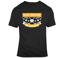 Load image into Gallery viewer, David Pastrnak For President Boston Hockey Fan T Shirt - 9331497784