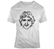 Load image into Gallery viewer, Larry Legend Bird Sketch Boston Basketball Fan T Shirt - 9501991116