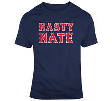 Load image into Gallery viewer, Nasty Nate Nathan Eovaldi Boston Baseball Fan Distressed T Shirt - 9573815725