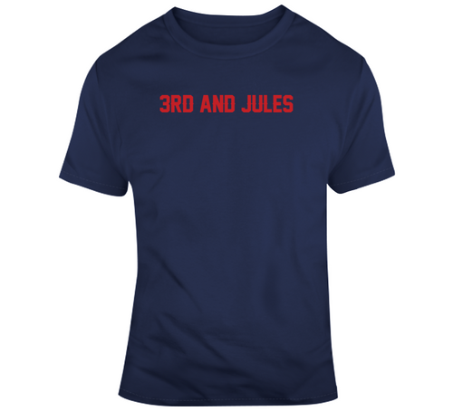 3rd And Jules Edelman New England Football Fan T Shirt - 9576607201