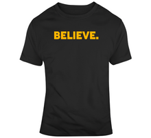 Load image into Gallery viewer, Playoff Hockey Believe Boston Hockey Fan T Shirt - 9633774306