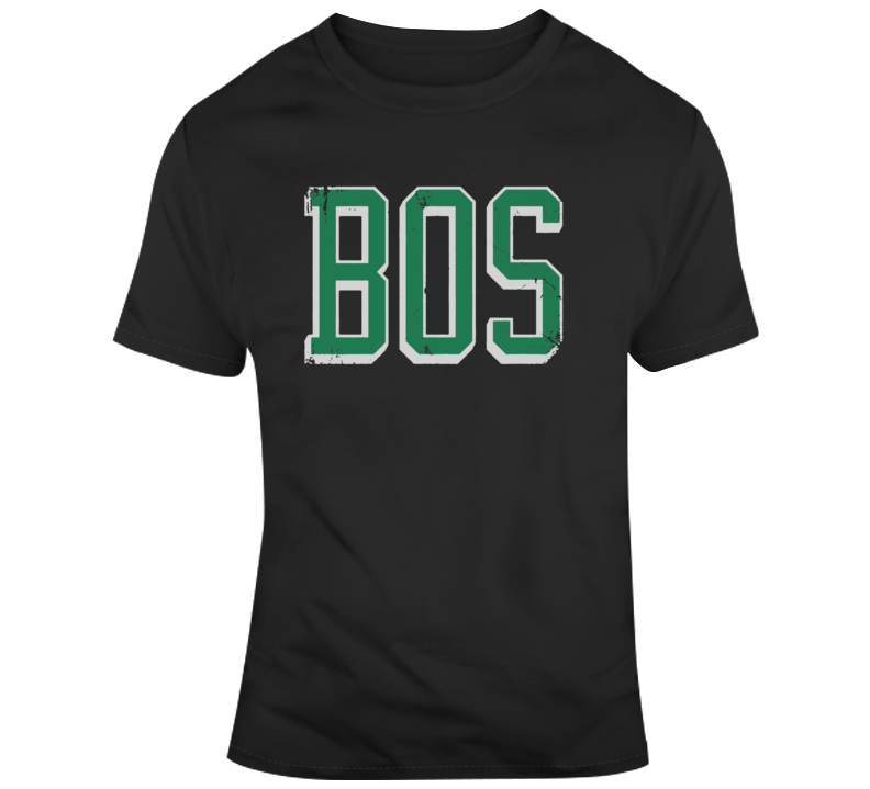 Boston Vintage BOS Boston Basketball Fan T Shirt - 9676733917