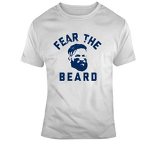 Load image into Gallery viewer, Julian Edelman Fear The Beard New England Football T Shirt - 9706696809