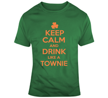 Load image into Gallery viewer, Keep Calm Townie St Pat's T Shirt - 9904299369