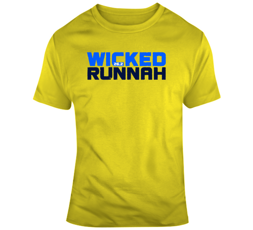 Boston Marathon Inspired 26.2 Miles City Wicked Runnah T Shirt - 994637044