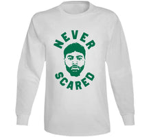 Load image into Gallery viewer, Boston Basketball Marcus Smart Never Scared Physical Ball Fan T Shirt - image_009358ca-fff7-4cf3-8382-a10fa4b7ff52