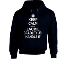 Load image into Gallery viewer, Jackie Bradley Jr Keep Calm Boston Baseball Fan T Shirt - image_00e560d4-8d30-4e43-b413-4d17984e2948