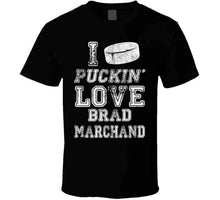 Load image into Gallery viewer, Brad Marchand I Love Boston Hockey Fan T Shirt - image_0152eb39-22b9-4223-8853-1608f47a9582