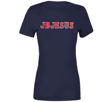 Load image into Gallery viewer, Jackie Bradley Jr Jbjesus Distressed Boston Baseball Fan T Shirt - image_01aac537-c9b6-4c65-bd4b-793b0a5cc6c3