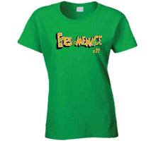 Load image into Gallery viewer, Enes The Menace Dennis Parody Enes Kanter Boston Basketball Fan Distressed T Shirt - image_0268a554-966d-4e12-9f16-ddf4f6444ce4