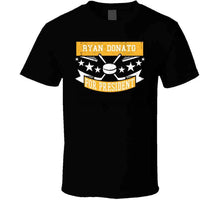 Load image into Gallery viewer, Ryan Donato For President Boston Hockey Fan T Shirt - image_03063a3f-ce67-4d69-9d03-832516441570